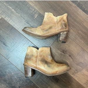 Bed Stu Distressed Ankle Boots